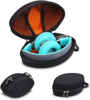 Mchoi Hard Headphone Travel Case Fits for AILIHEN C8 / Artix CL750 / ELECDER i39 Wired Headphones Folding Lightweight Headset, Case Only
