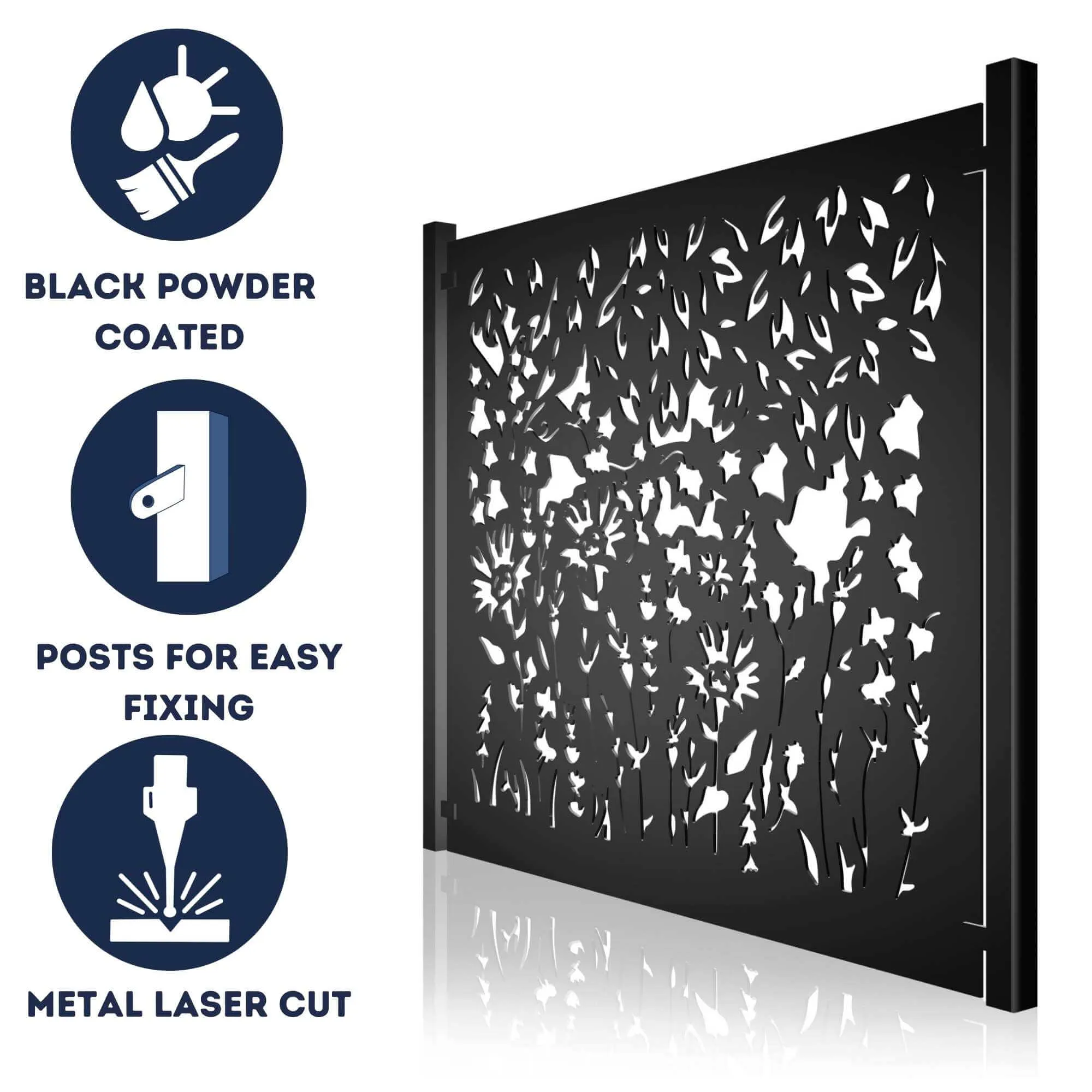 Metal Fence Panels Summer Garden Fencing Screens