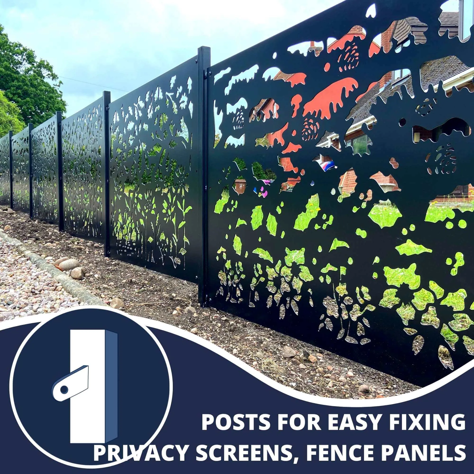 Metal Fence Panels Summer Garden Fencing Screens