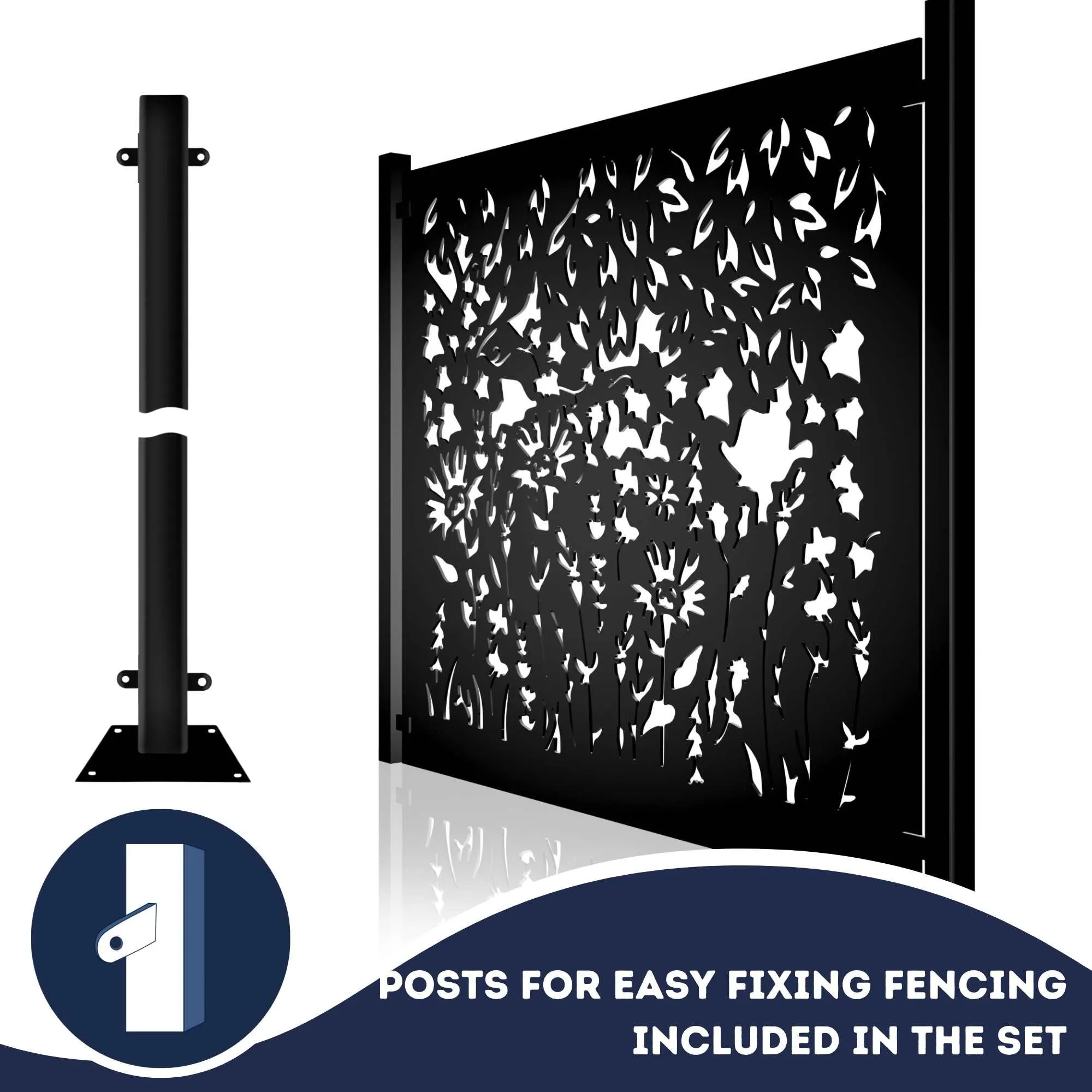 Metal Fence Panels Summer Garden Fencing Screens