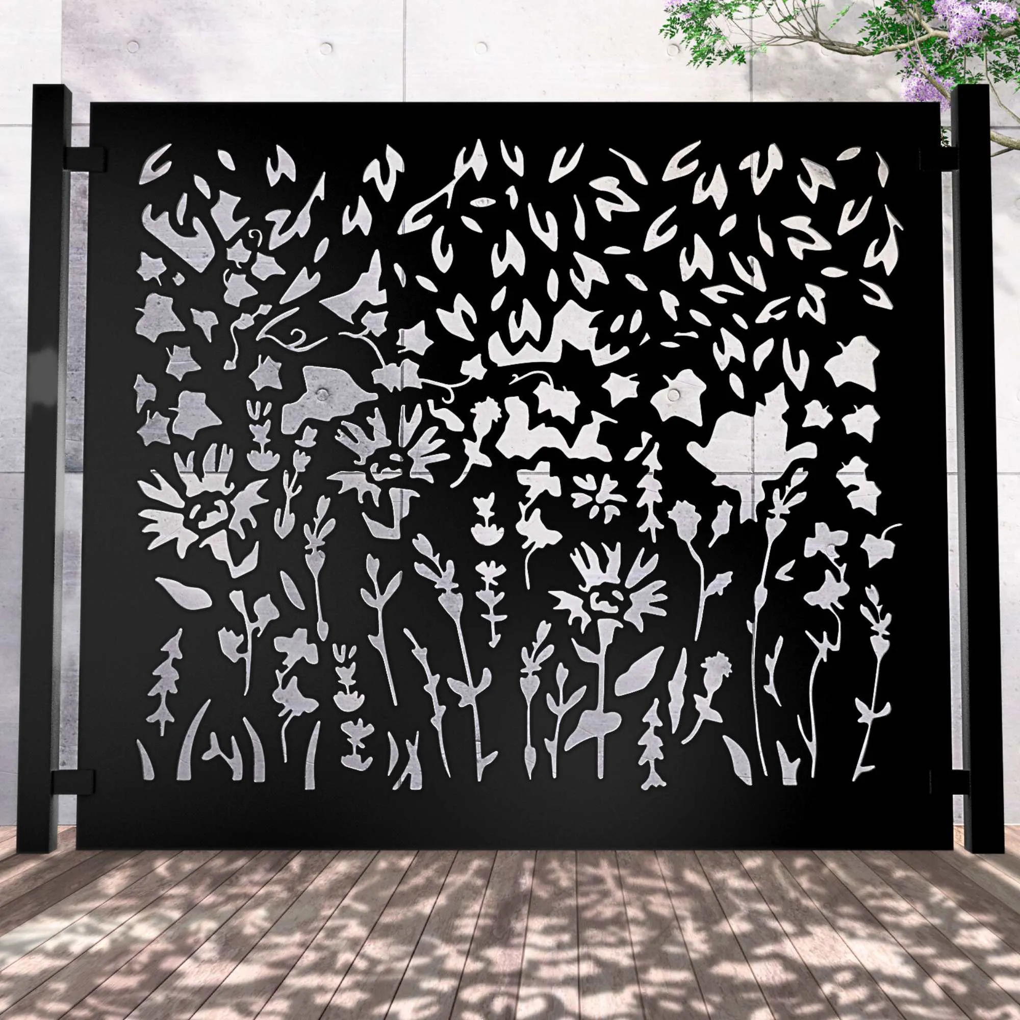 Metal Fence Panels Summer Garden Fencing Screens