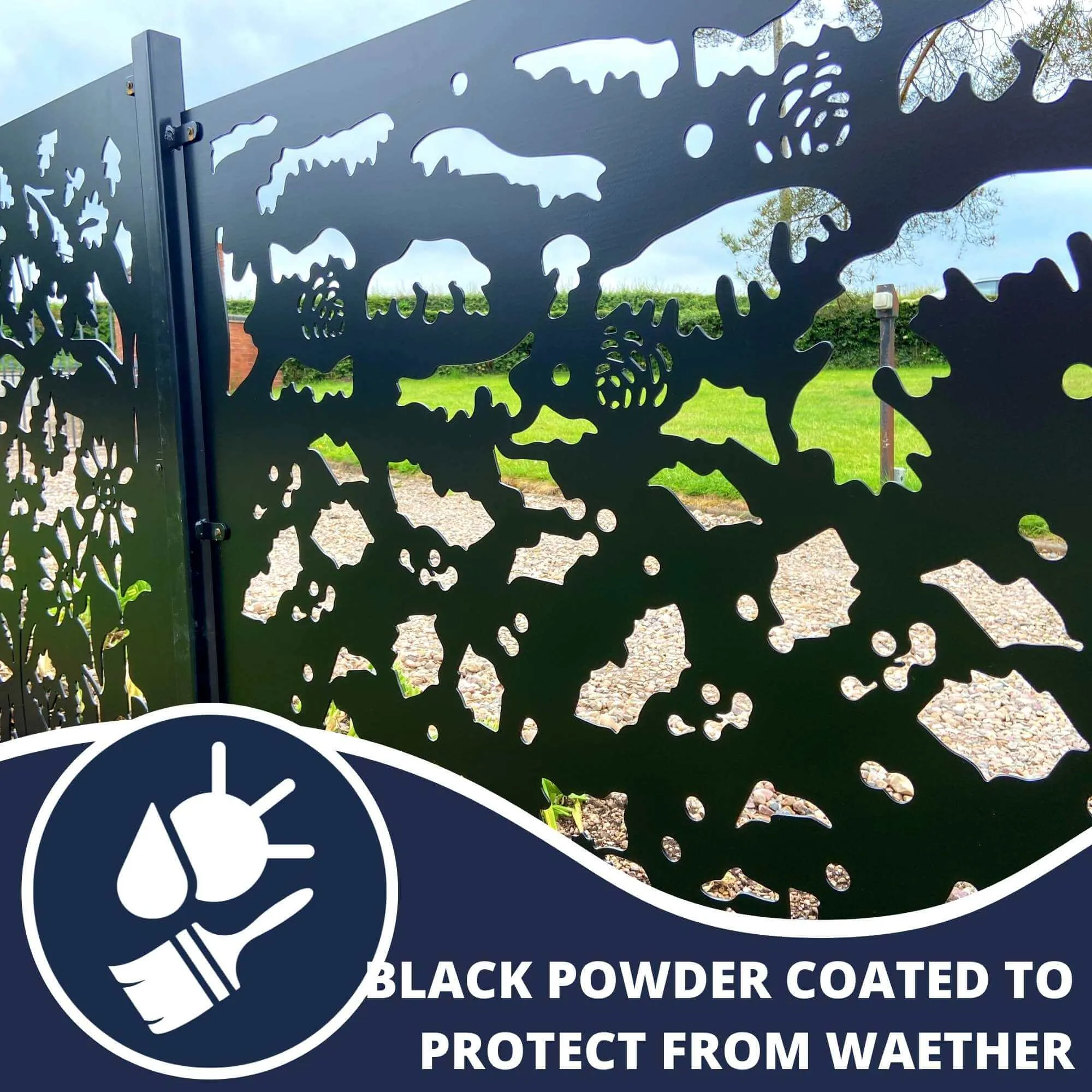 Metal Fence Panels Summer Garden Fencing Screens