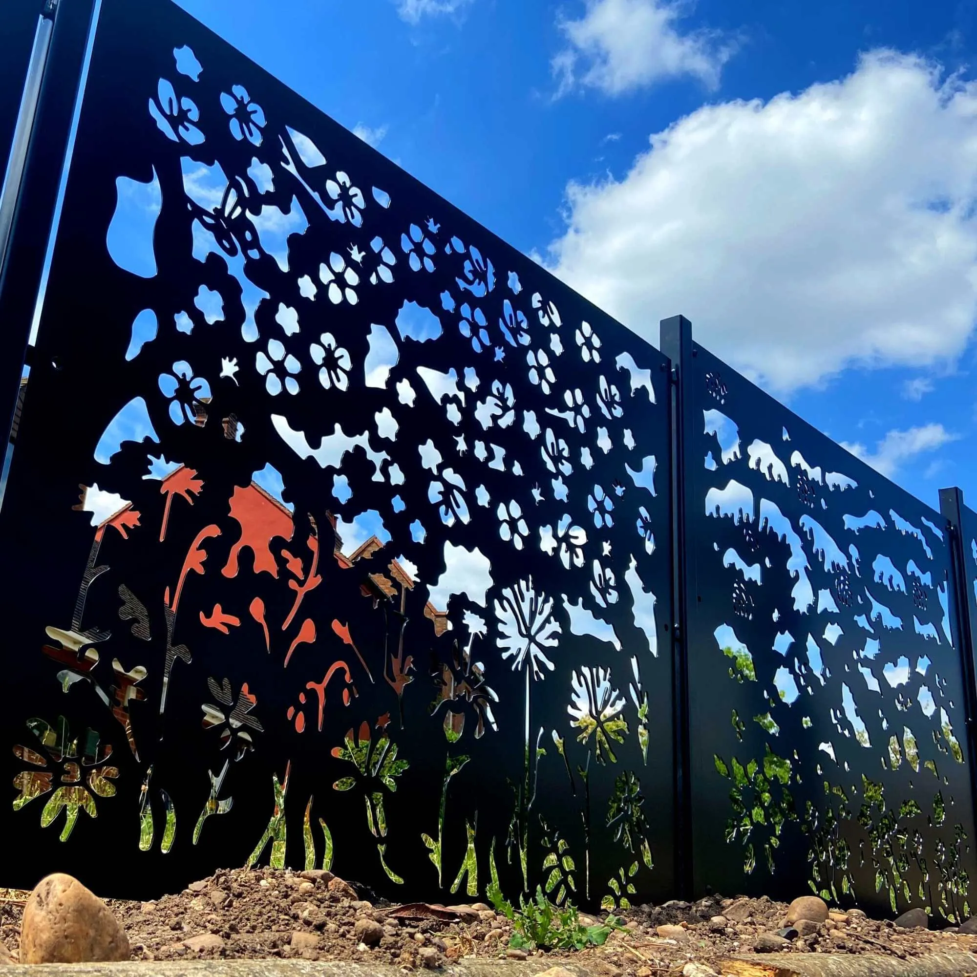 Metal Fence Panels Winter Garden Fencing Screens