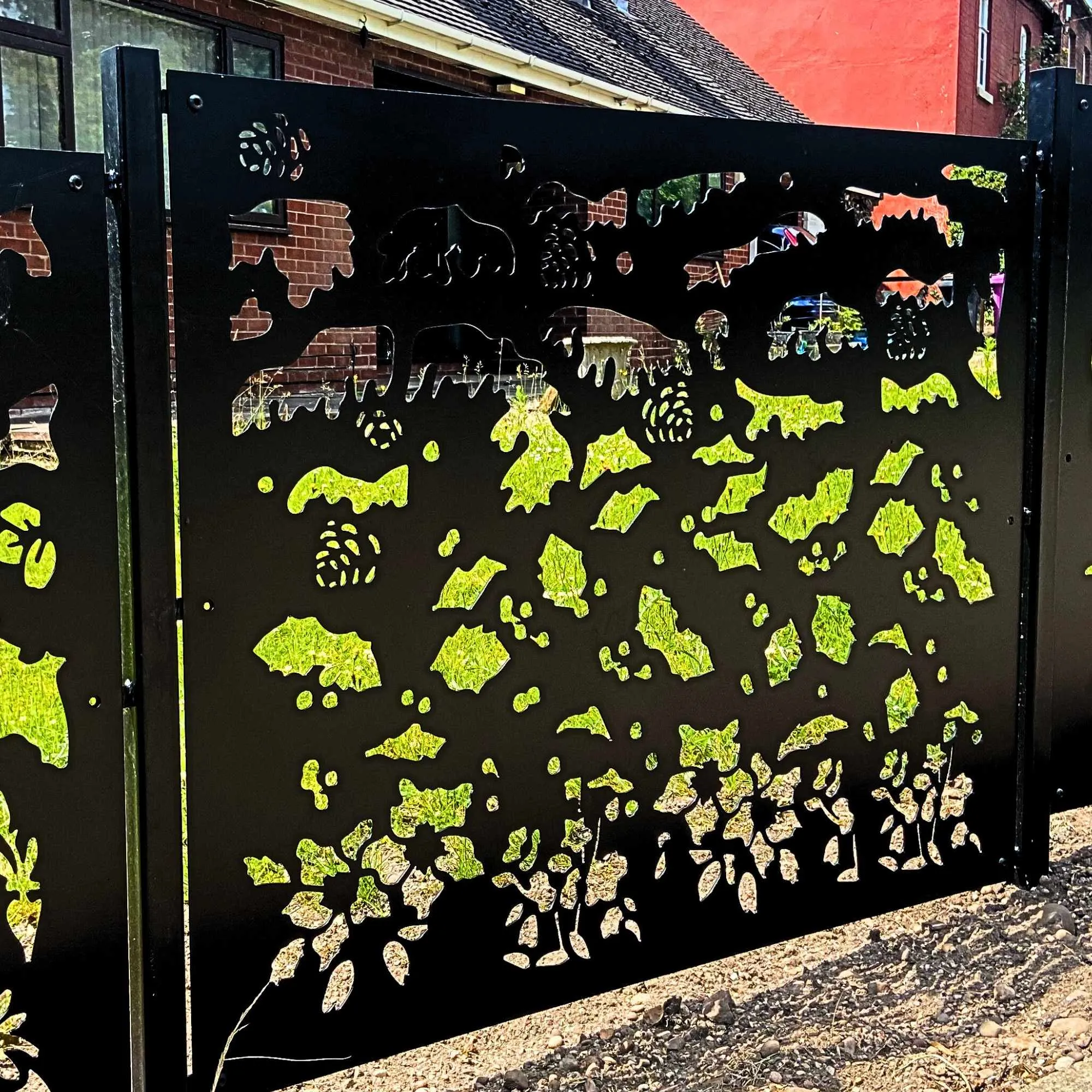Metal Fence Panels Winter Garden Fencing Screens