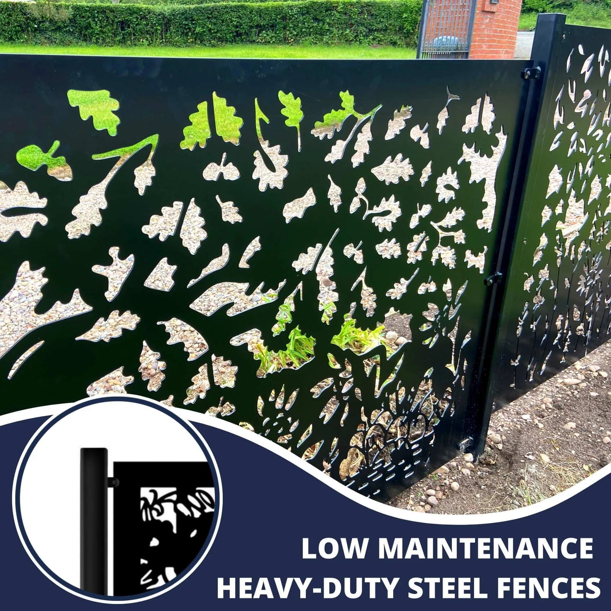 Metal Fence Panels Winter Garden Fencing Screens