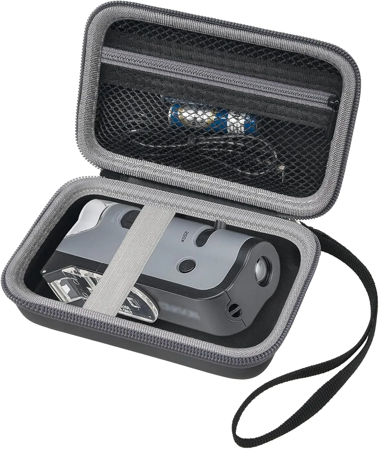 Microscope Case for Carson MicroFlip 100x-250x LED and UV Lighted Pocket Microscope, (MP-250 or MP-250MU), for MicroBrite Plus/Pro 60x-120x Kids Mini Portable Handheld Microscopes (MM-300) - Case Only