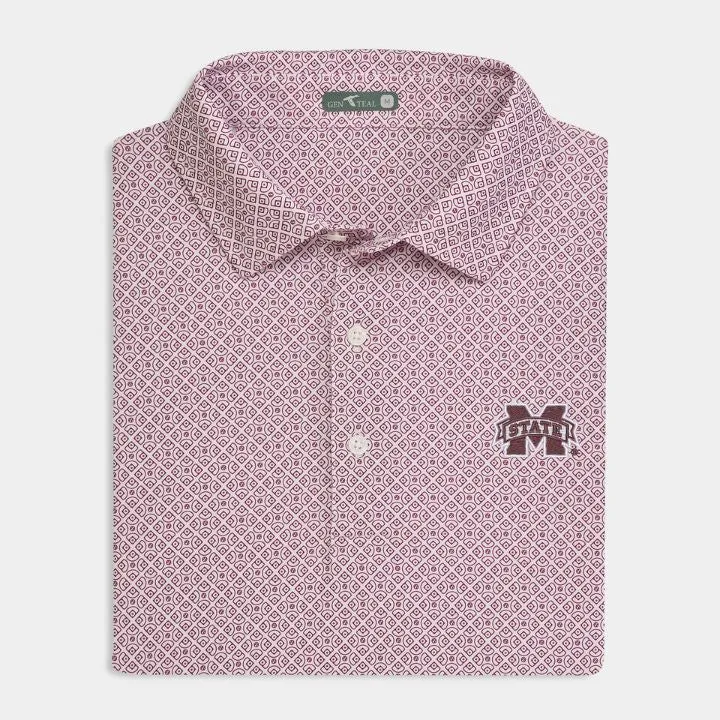 Mississippi State Diamonds Printed Performance Polo