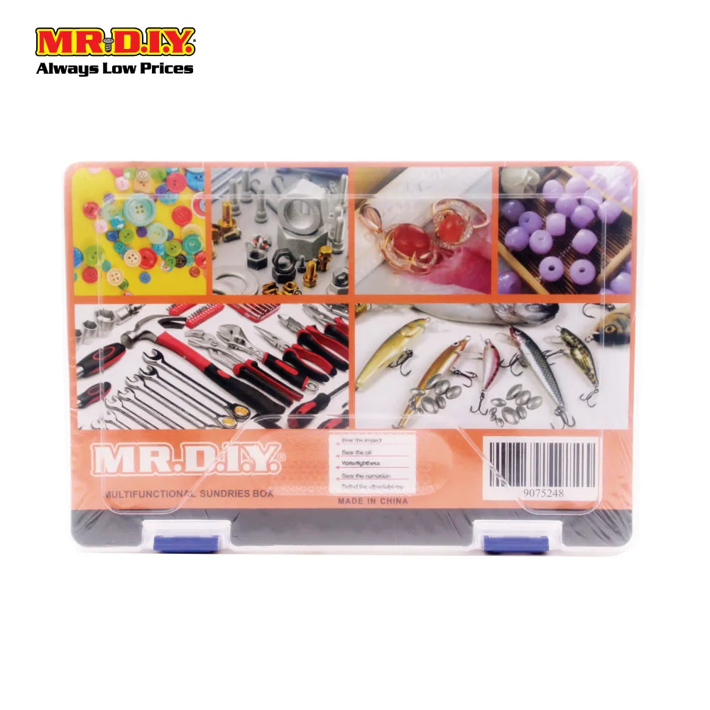 (MR.DIY) Multifunctional Portable Plastic Storage Tackle ToolBox [99501]