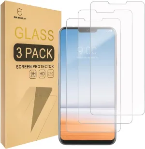 Mr.Shield [3-PACK] Designed For LG G7 ThinQ [Tempered Glass] Screen Protector [Japan Glass With 9H Hardness] with Lifetime Replacement
