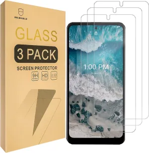 Mr.Shield [3-Pack] Designed For Nokia X100 [Tempered Glass] [Japan Glass with 9H Hardness] Screen Protector with Lifetime Replacement