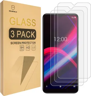 Mr.Shield [3-Pack] Designed For T-Mobile (Revvl 4 Plus) / T-Mobile (Revvl 4 ) [Tempered Glass] [Japan Glass with 9H Hardness] Screen Protector with Lifetime Replacement