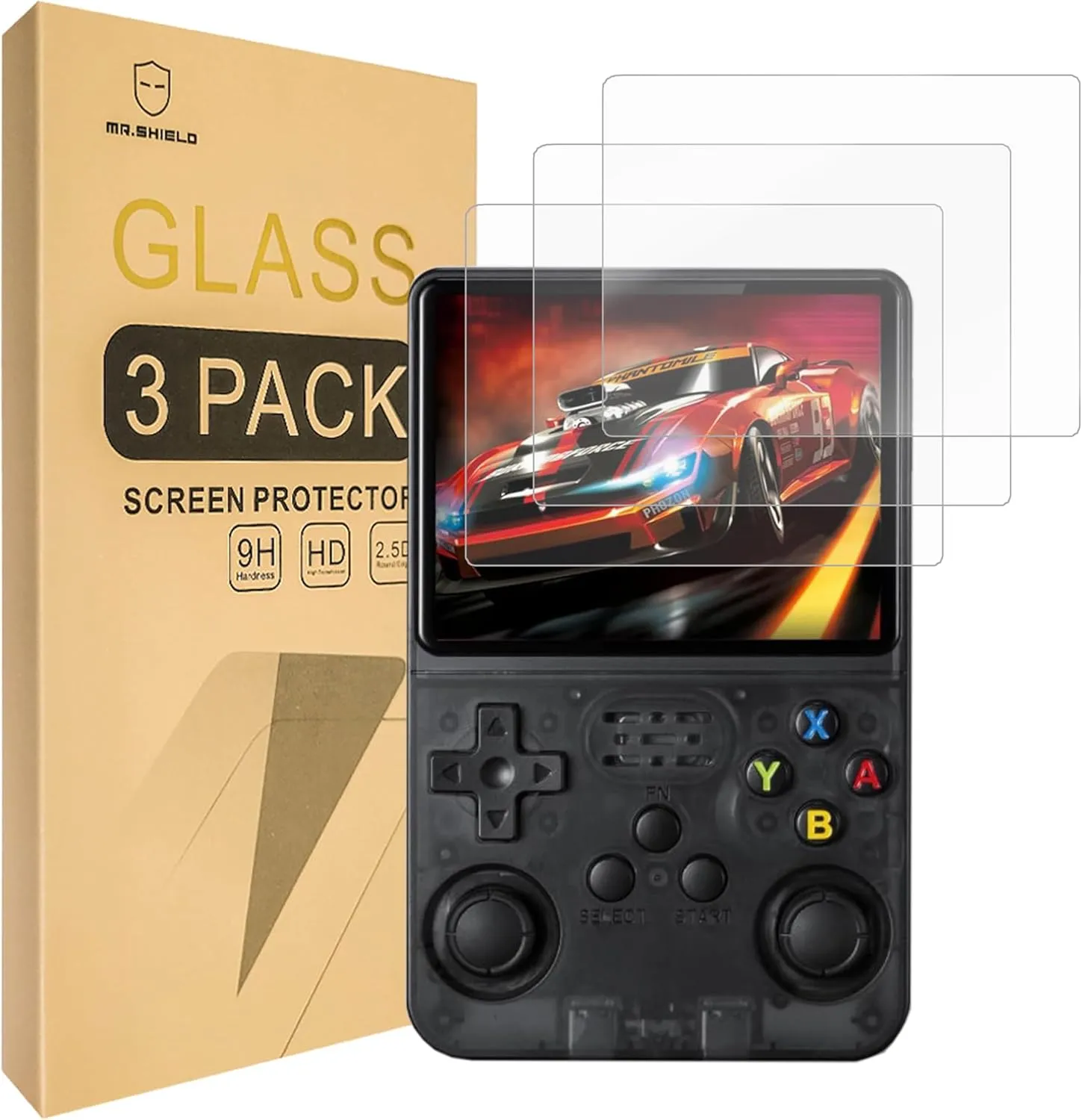 Mr.Shield [3-Pack] Screen Protecter For Data Frog R36S [Tempered Glass] [Japan Glass with 9H Hardness] Screen Protector