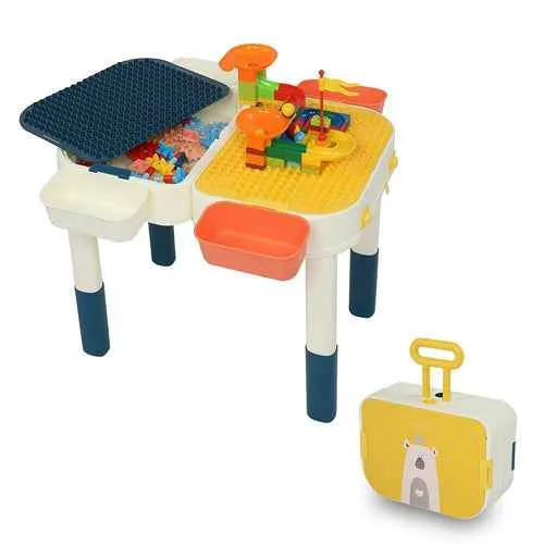 Multi Kids Activity Table Set with Storage Area