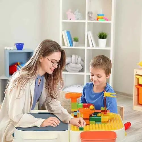 Multi Kids Activity Table Set with Storage Area