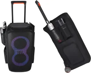 Multifunction Case for JBL PartyBox Stage 320 Speaker,Dust Cover fit PartyBox Stage 320 -Portable Outdoor Travel Charging Work Must (for PartyBox Stage 320)