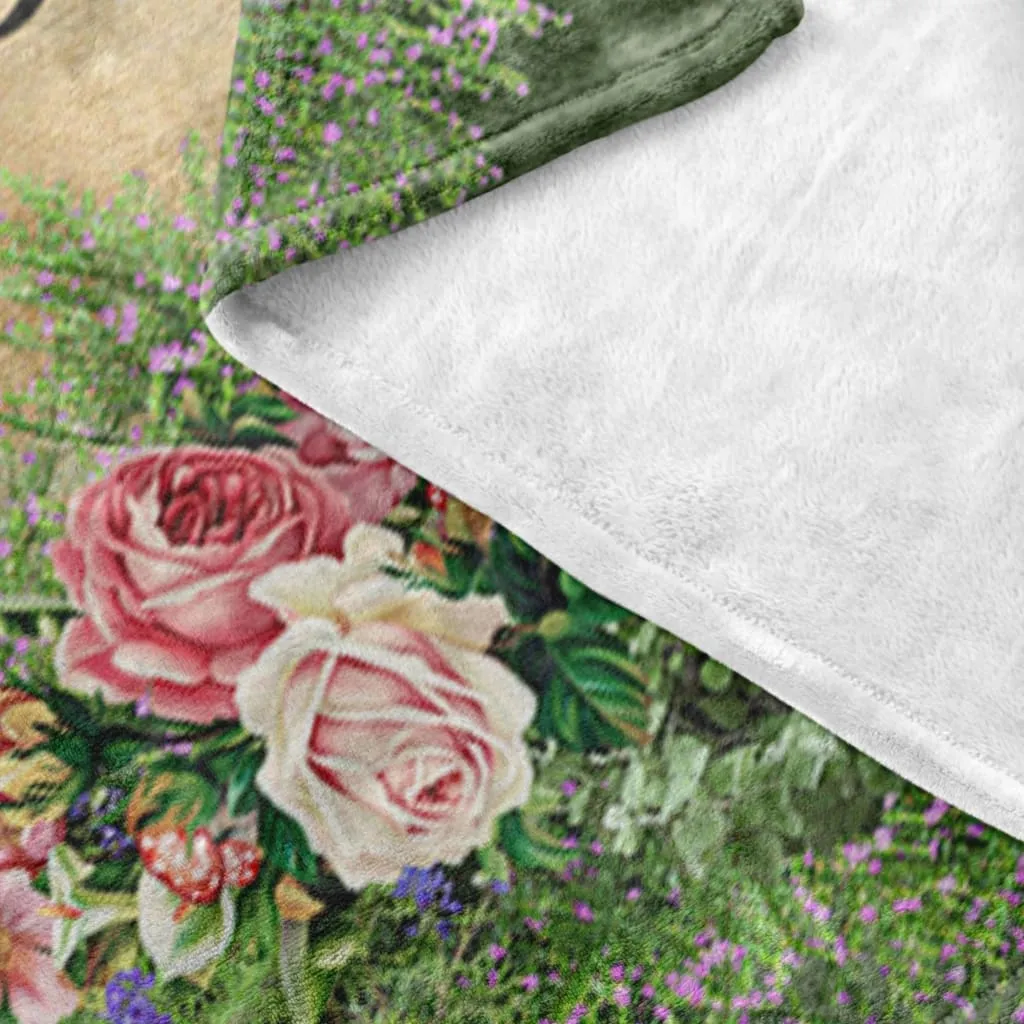 My Mom Was So Amazing God Made Her An Angel Fleece Blanket - Christian Blanket - Bible Verse Blanket