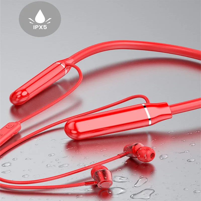 Neckband Bluetooth Headphones Stereo Earphones for Smart Phone