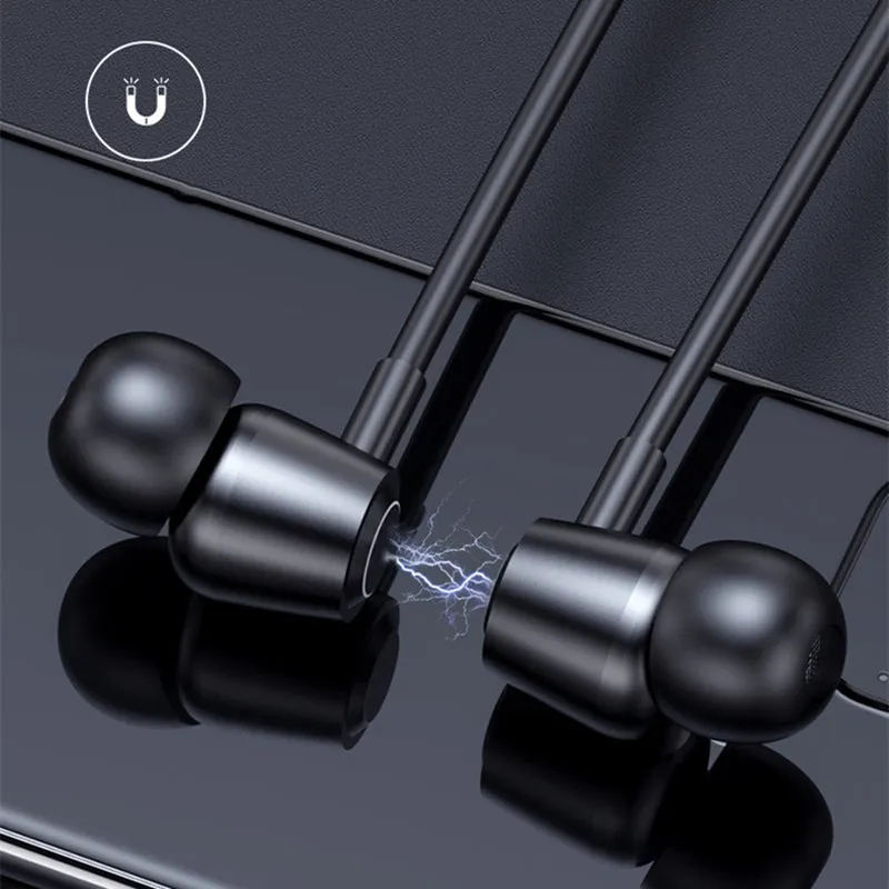 Neckband Bluetooth Headphones Stereo Earphones for Smart Phone