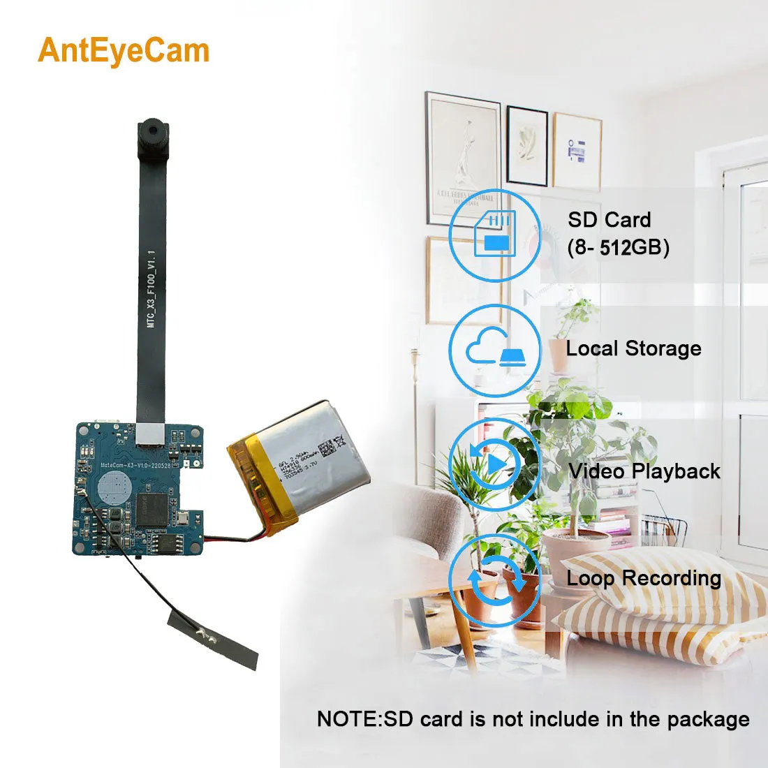 New products H265 encoding Starlight Night Vision DIY surveillance camera module