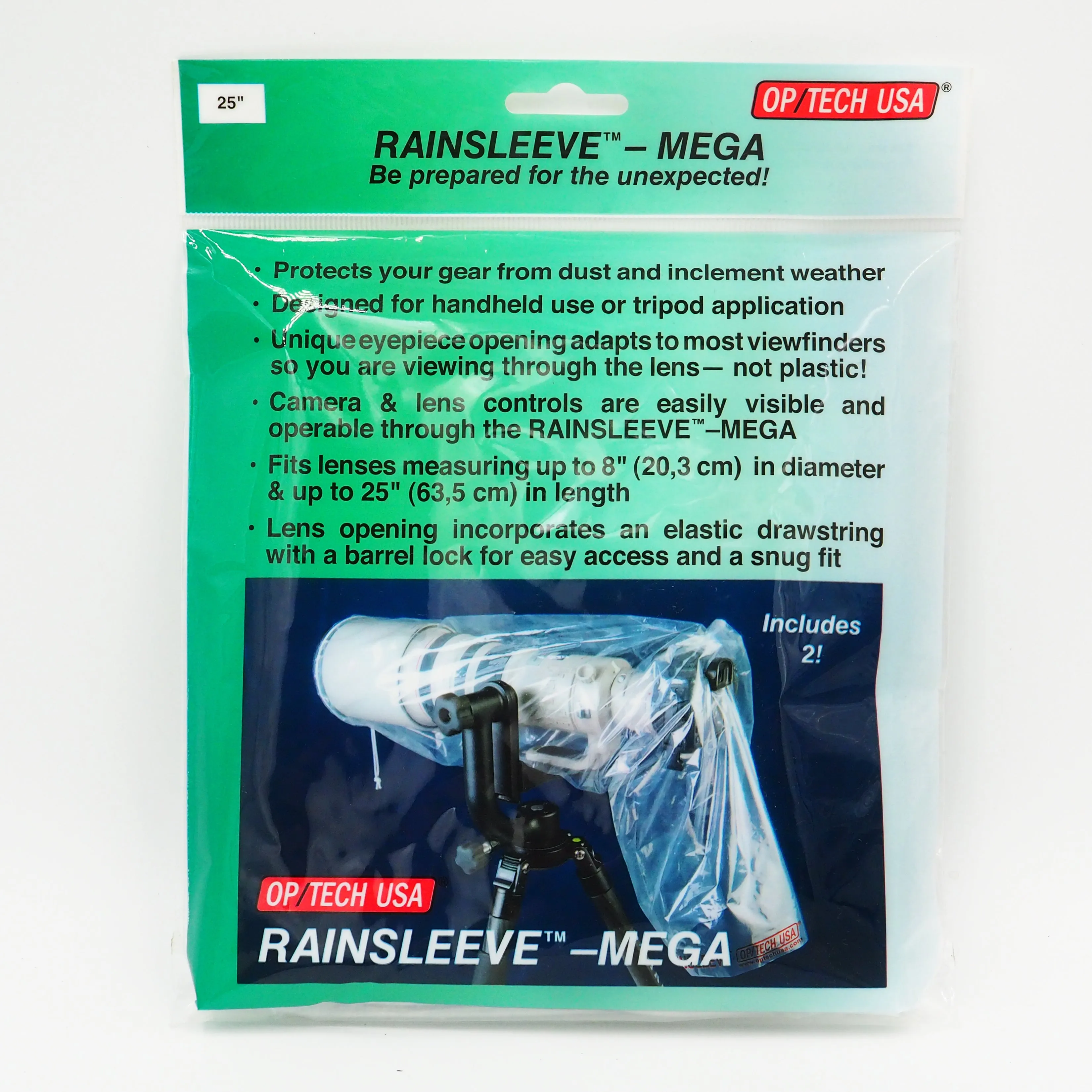 Op/Tech USA Mega Rainsleeve 25" - 2 Pack