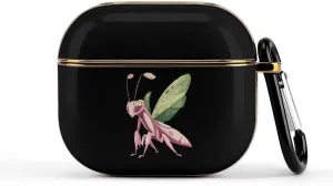 Orchid Mantis Slim Travel Carrying Headphone Case Compatible with AirPods Smart Hard Shell Cover