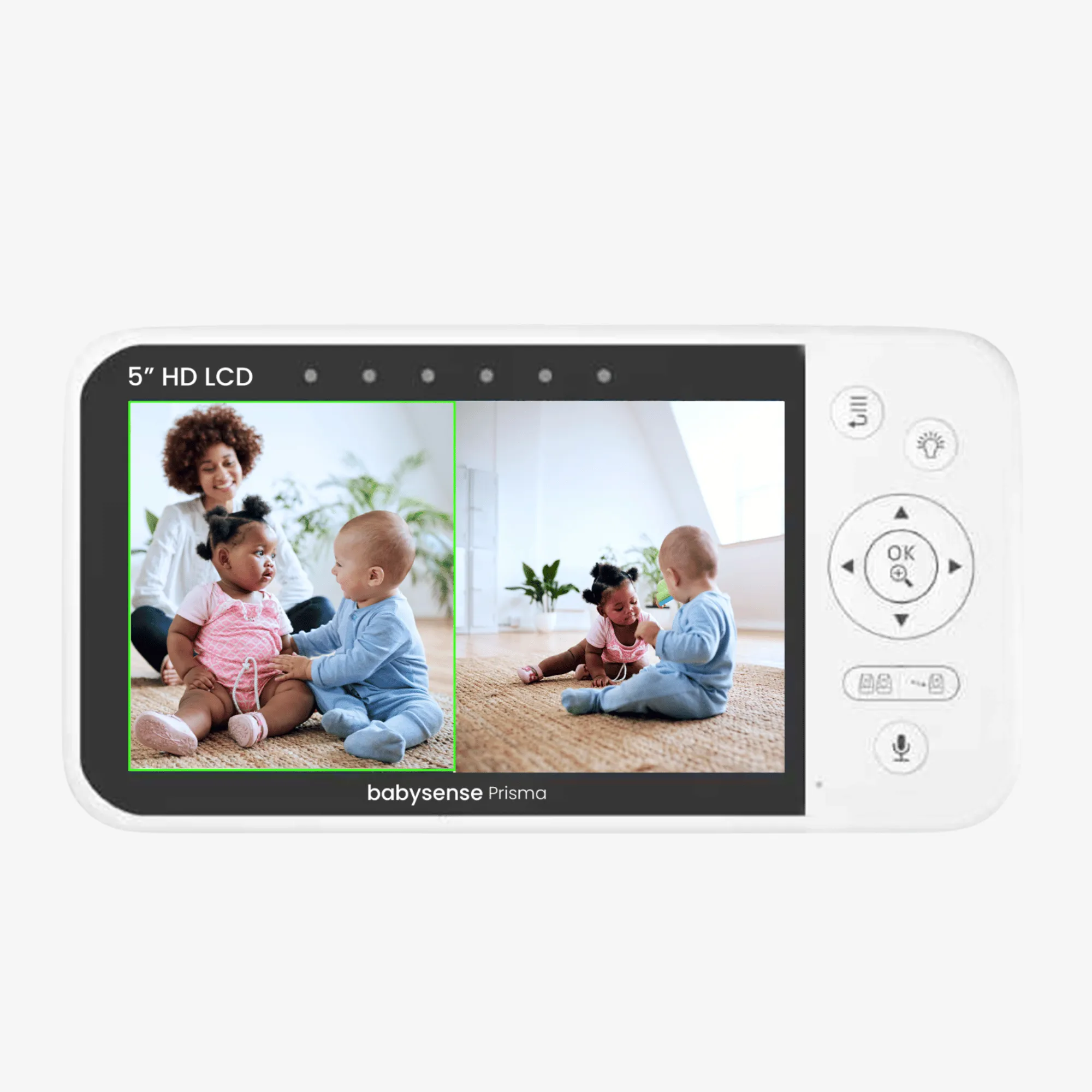 Parent Unit for 5" Split-Screen Video Baby Monitor Prisma