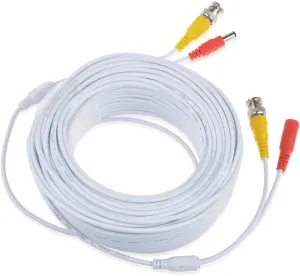 PK Power White 100ft BNC Extension Cable for Lorex CVC6945 Indoor Outdoor Security Camera