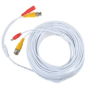 PKPOWER White 100ft BNC Extension Cable for Lorex Dome Security Camera Outdoor LDC7182B