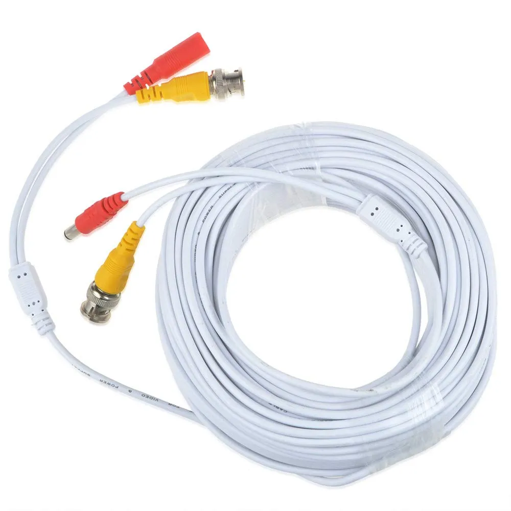 PKPOWER White 100ft BNC Extension Cable for Lorex Dome Security Camera Outdoor LDC7182B