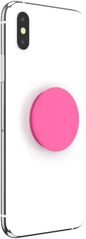 PopSockets: Phone Grip with Expanding Kickstand, Pop Socket for Phone - Neon Pink