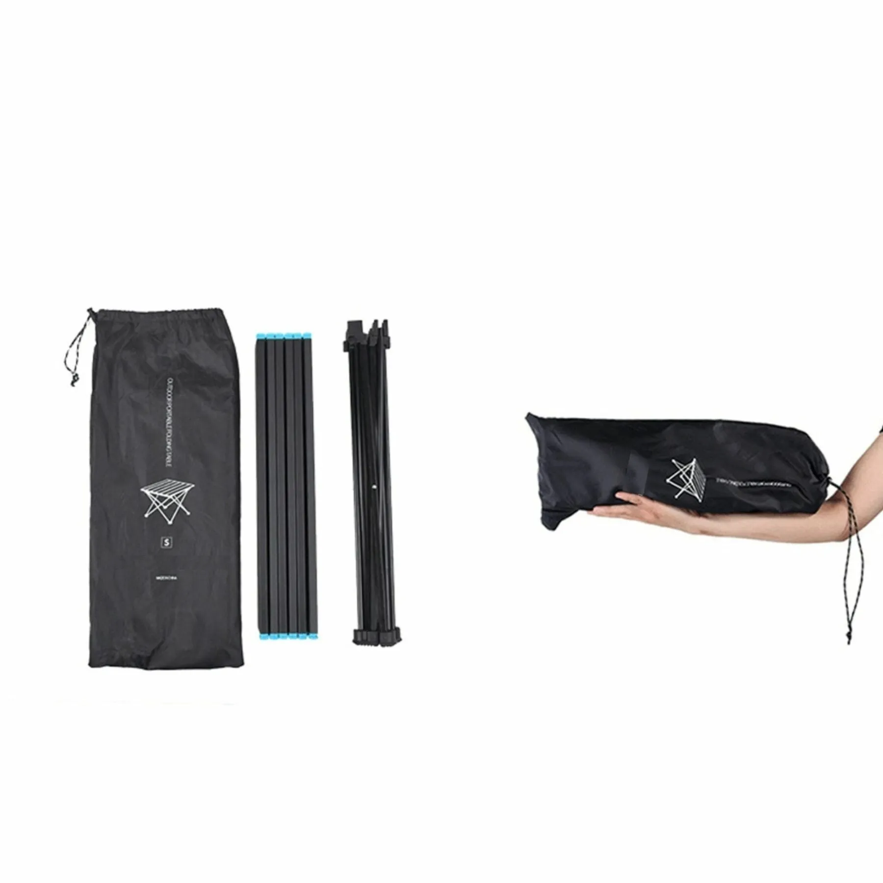 Portable Camping Table with storage