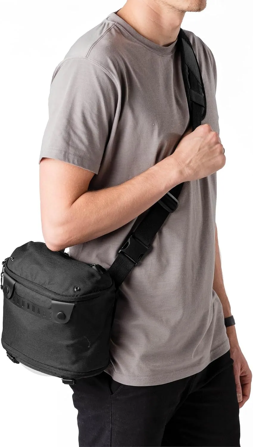 Prima System 3-in-1 Camera Backpack Obsidian Black Modular Travel Backpack, Camera Bag & Laptop Sleeve, Waterproof, Large Capacity, for Photographers & Travelers