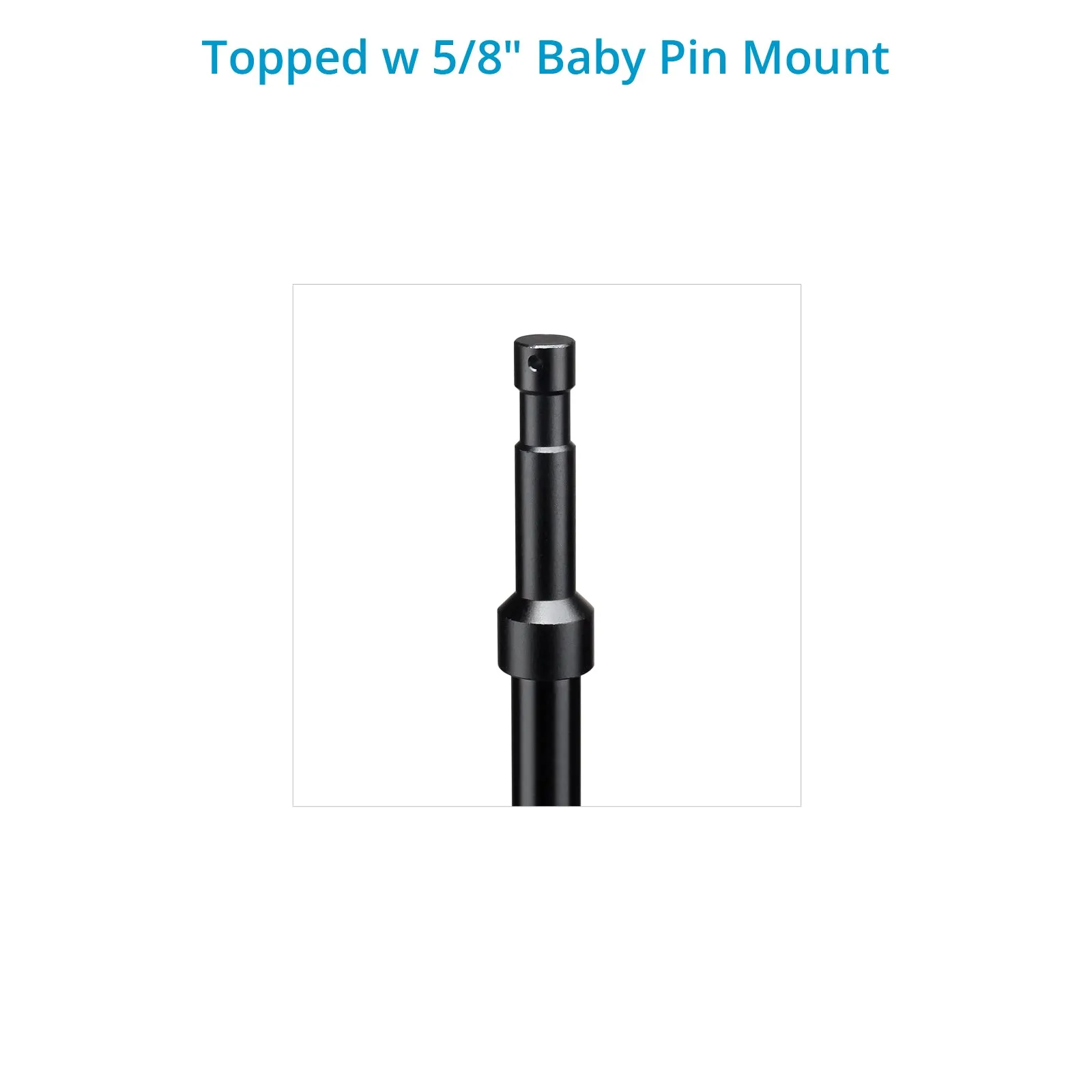 Proaim Heavy-Duty Telescopic Mast w 5/8" Baby Pin for Proaim Soundchief Cart
