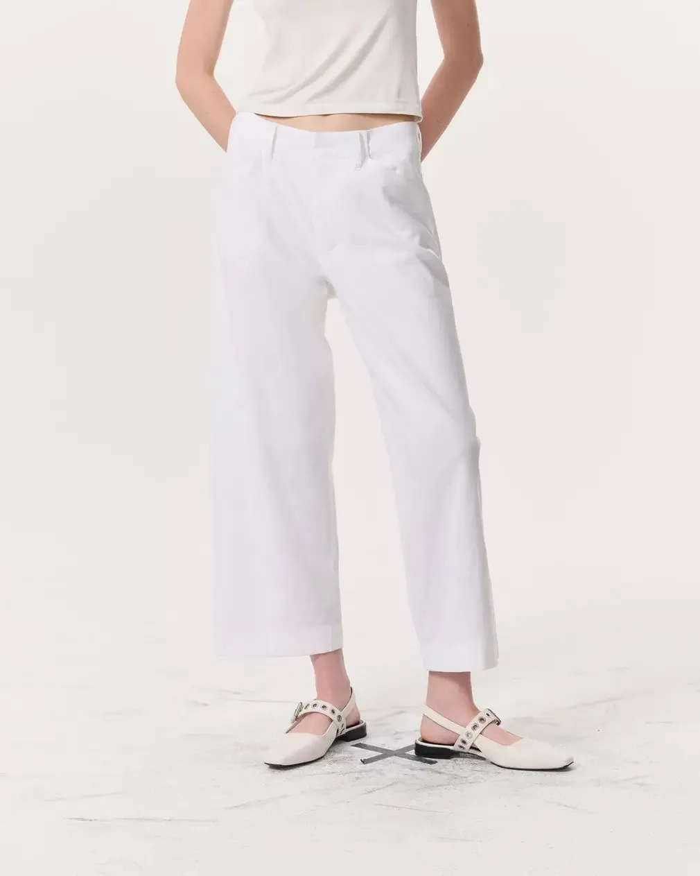 Rag & Bone Banks Ankle-Length Linen Pants