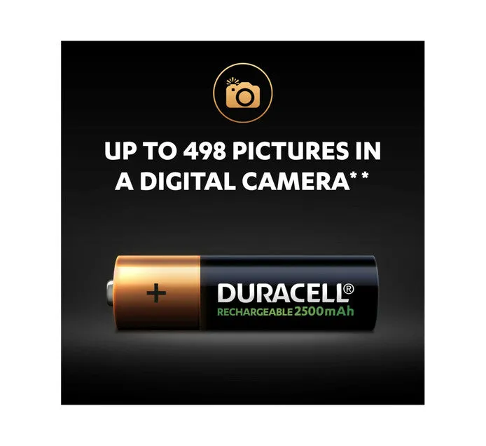 Rechargeable Batteries Duracell  4-Pack (Accessories)