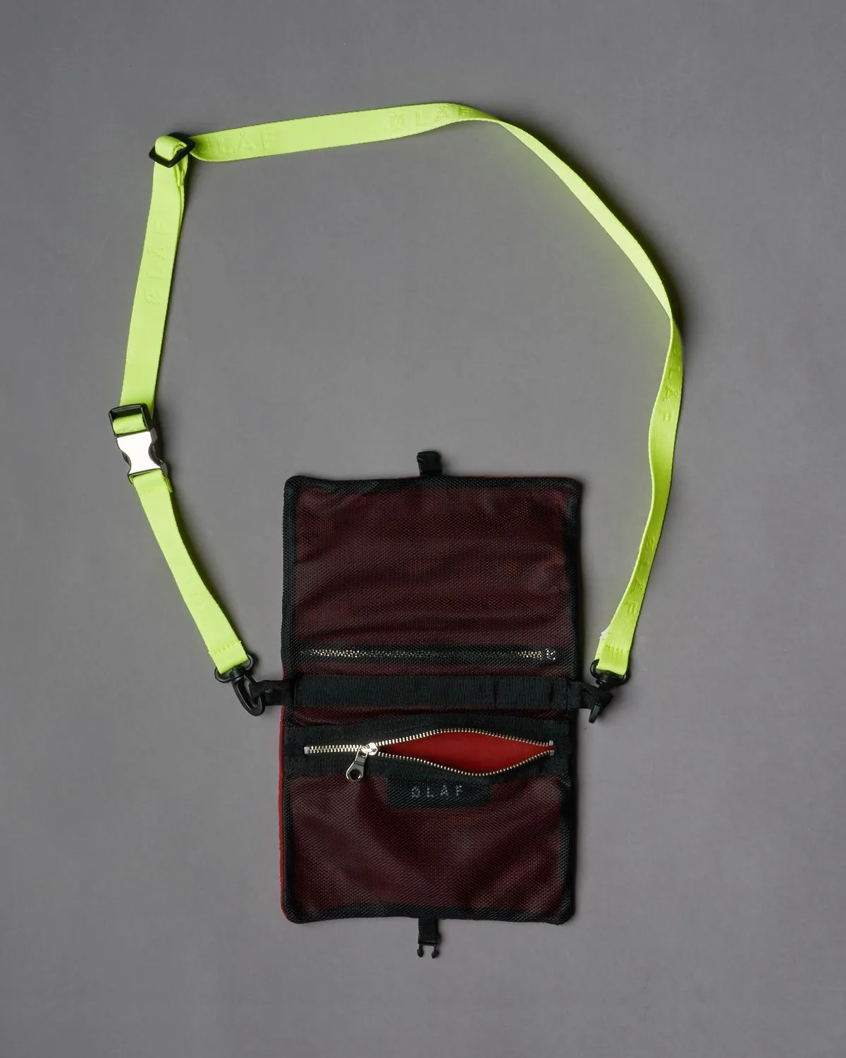 Red Passport Bag <br>Neon