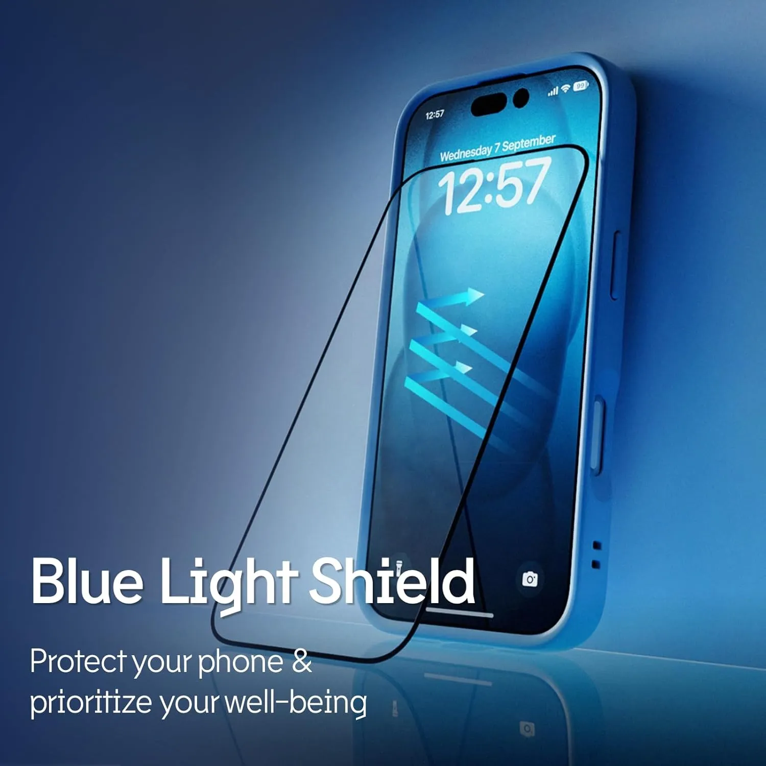 RhinoShield Transparent Impact Screen Protector Pro Compatible with [iPhone 16 Pro] | Superior Impact Protection, Scratch Resistance, Static-free, Blue Light Resistant, Installation Tool Included