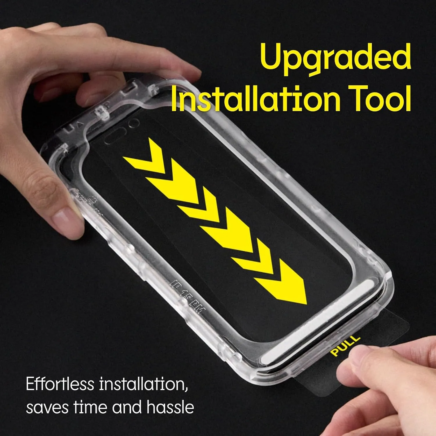 RhinoShield Transparent Impact Screen Protector Pro Compatible with [iPhone 16 Pro] | Superior Impact Protection, Scratch Resistance, Static-free, Blue Light Resistant, Installation Tool Included