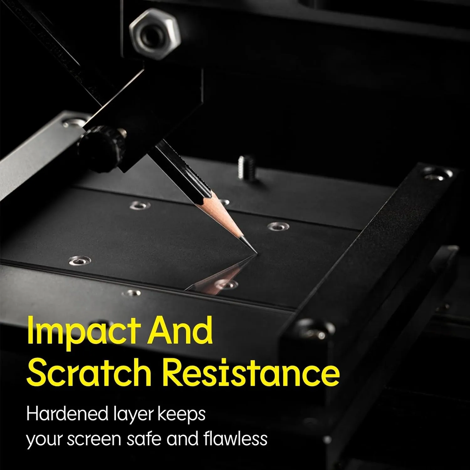 RhinoShield Transparent Impact Screen Protector Pro Compatible with [iPhone 16 Pro] | Superior Impact Protection, Scratch Resistance, Static-free, Blue Light Resistant, Installation Tool Included