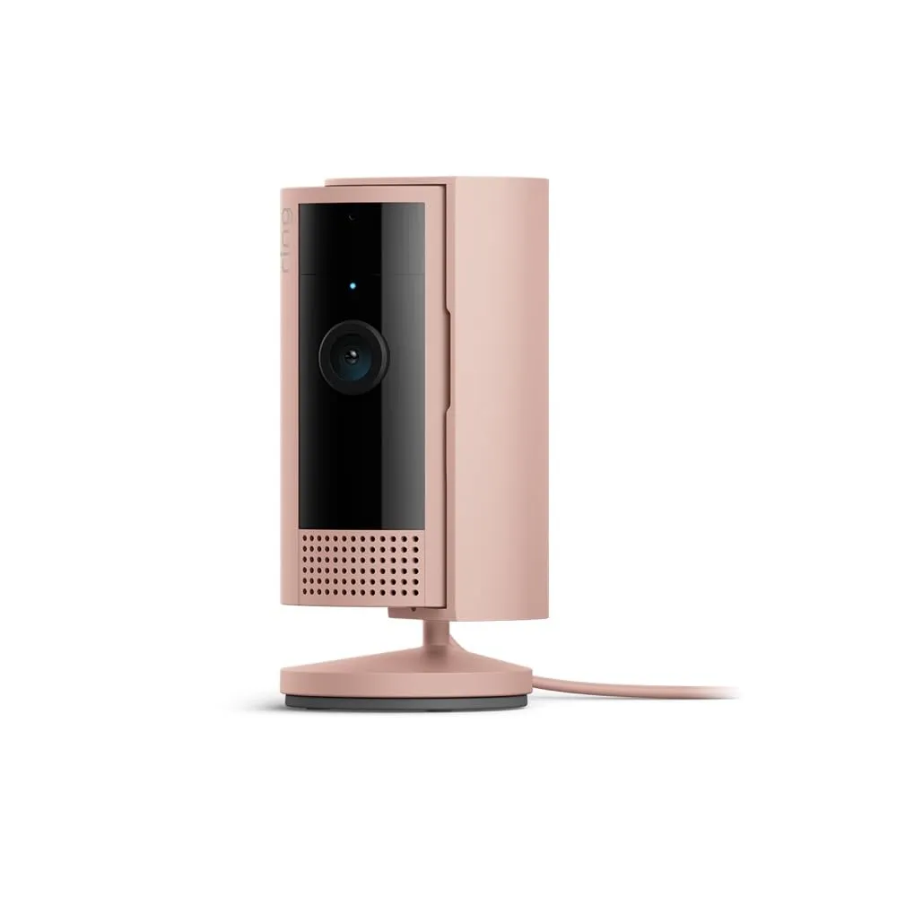 Ring Indoor Cam (newest model)  Home or business security in 1080p HD video, Blush