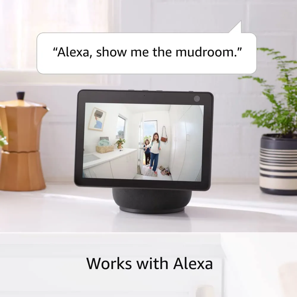Ring Indoor Cam (newest model)  Home or business security in 1080p HD video, Blush