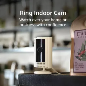 Ring Indoor Cam (newest model)  Home or business security in 1080p HD video, Starlight