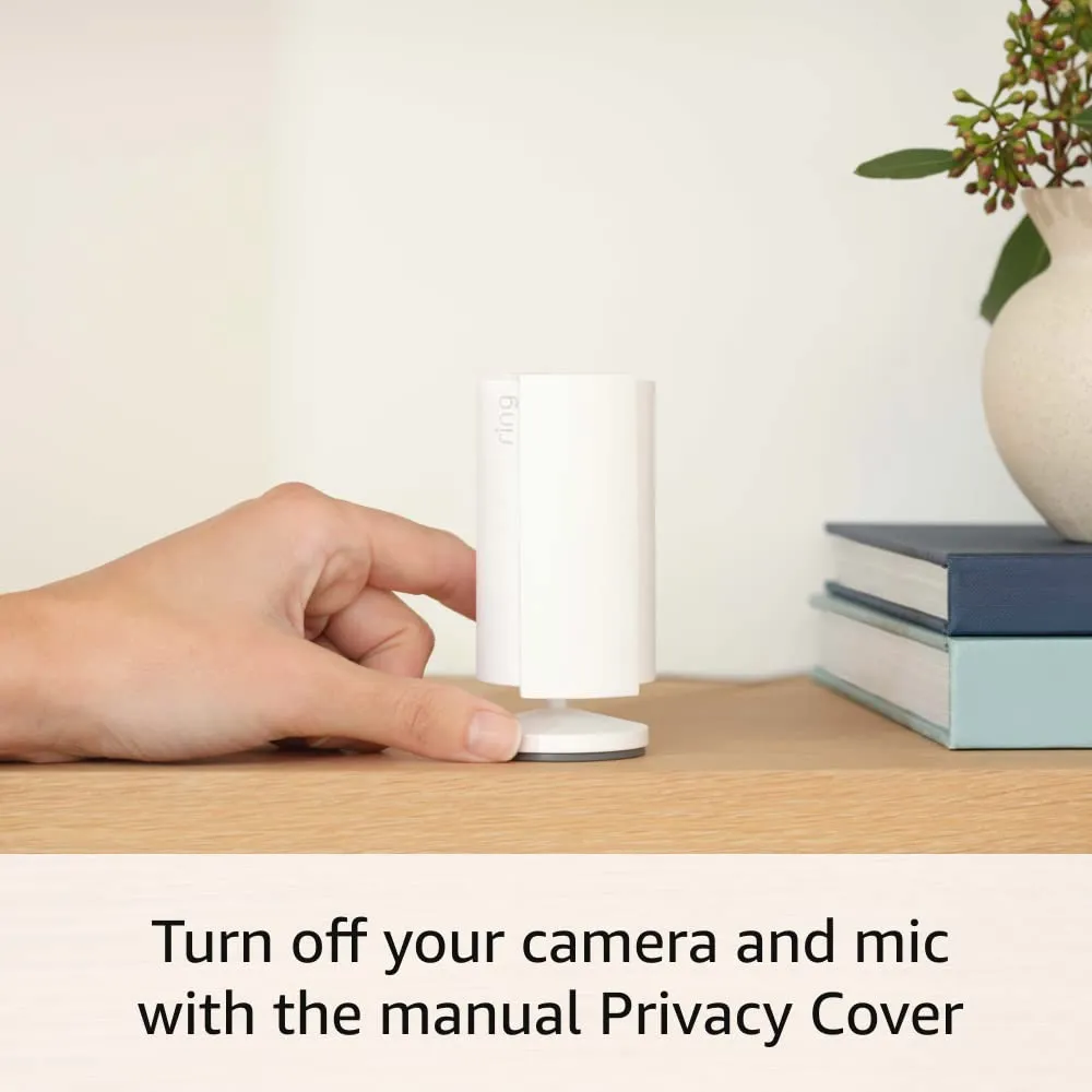 Ring Indoor Cam (newest model)  Home or business security in 1080p HD video, Starlight