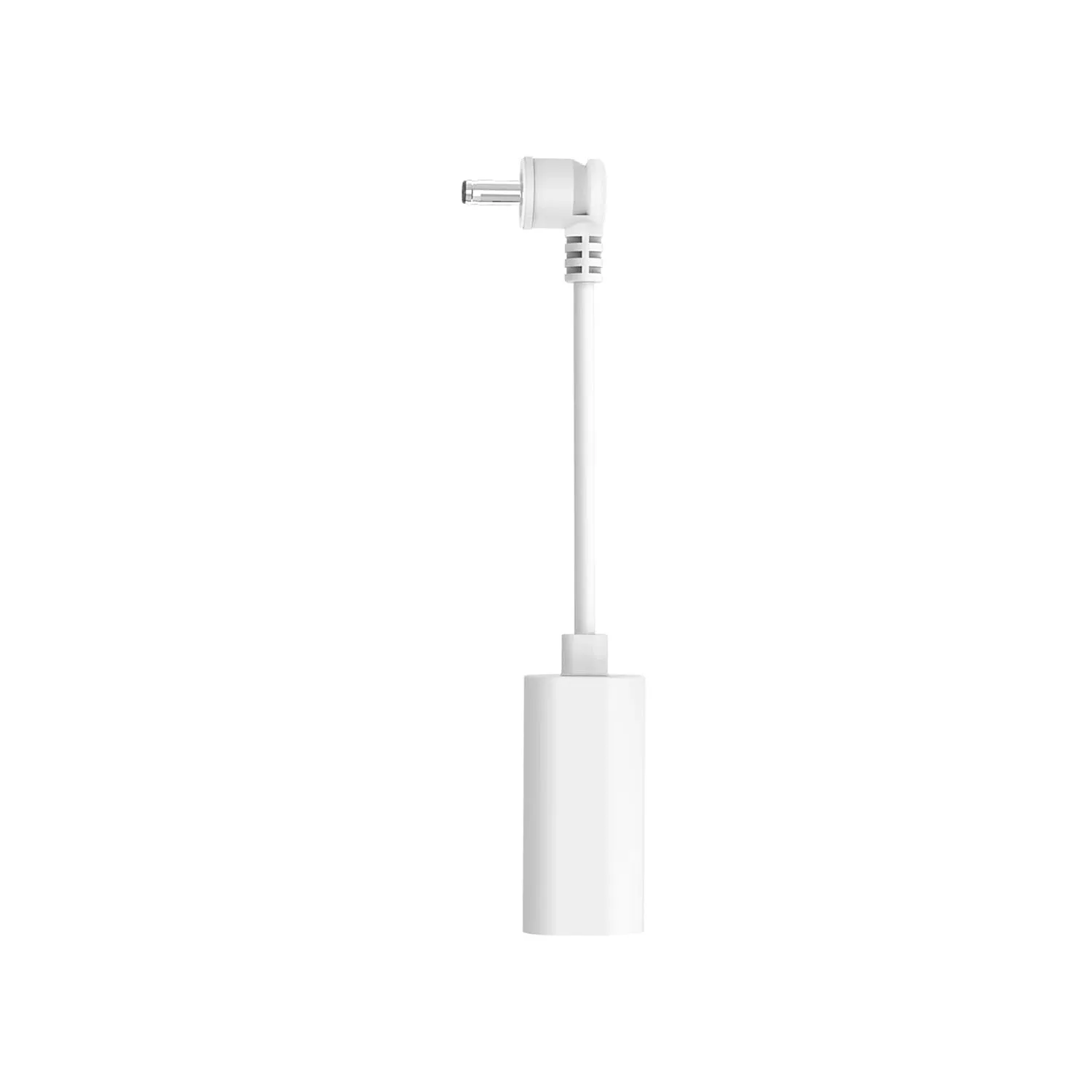 Ring USB-C to Barrel Plug Adapter for Barrel Plug Cameras and USB-C Solar Panels, White