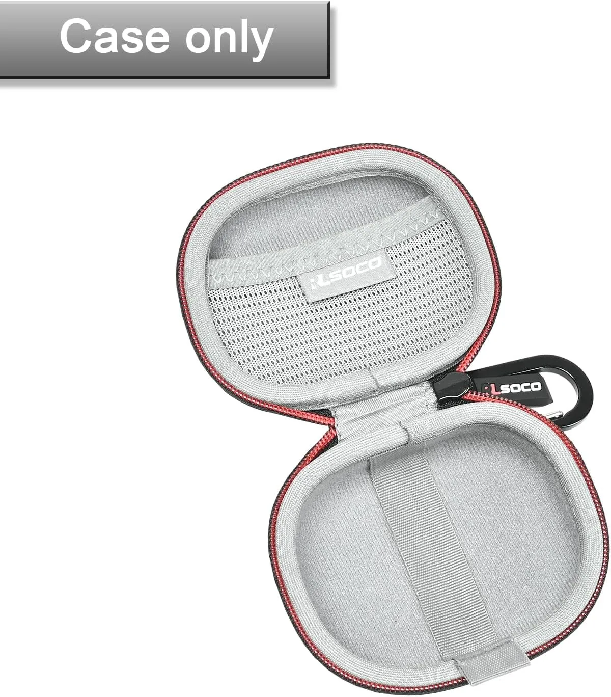 RLSOCO Carrying Case for Anker Soundcore AeroFit Pro/SoundPEATS GoFree2 Open-Ear Headphones (Black)