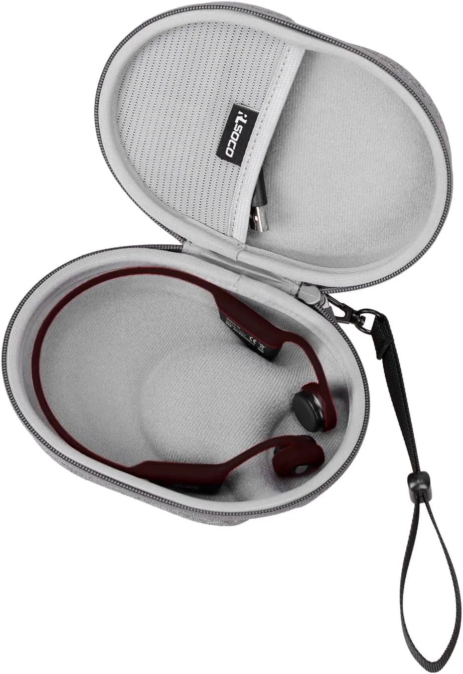 RLSOCO Case Compatible with Mojawa Run Air(Mojo 2) & SoundPEATS RunFree Lite2 & Philips A7607 & Kaibo Verse/Verse Plus & JBL Nearbuds Bone Conduction Headphones and More (Case Only)