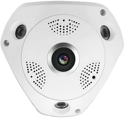 ROMIX 1080P POE 2.0MP 360 Degree Panoramic CCTV Security IP Network FishEye Camera