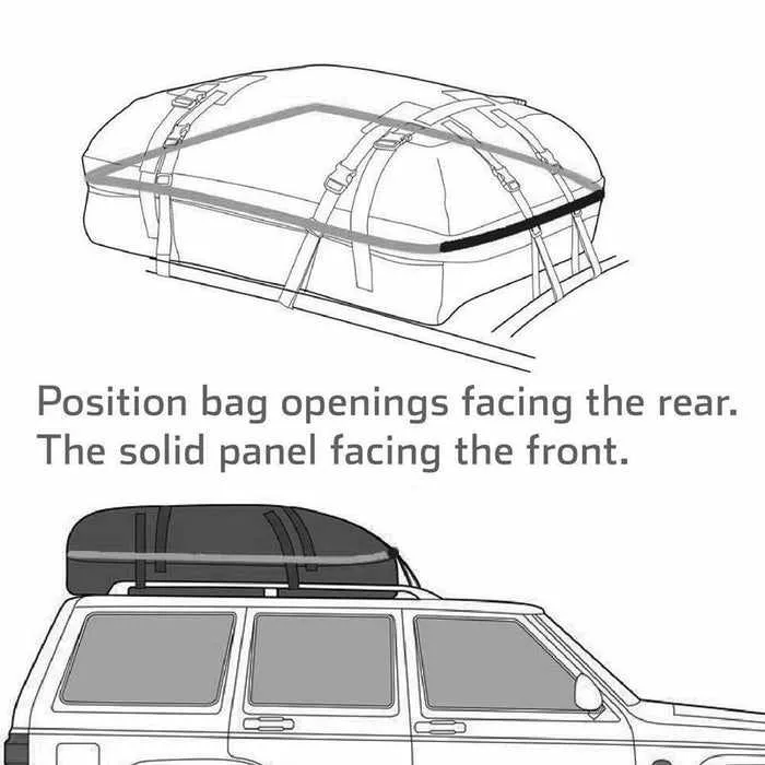 Rooftop Cargo Carrier Storage Bag For SUV