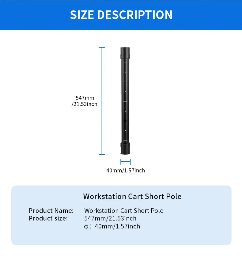 Selens Camera Cart Short Pole || SCF2-AP54