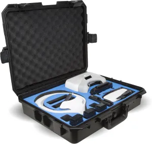SSE Water Proof Rugged Compact Storage Hard Case for DJI FPV VR Goggles and DJI Mavic Air   Fits Extra Accessories